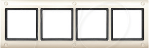 EL ME 401444 - Aquadesign, Rahmen, 4-fach, verschraubbar, weiß