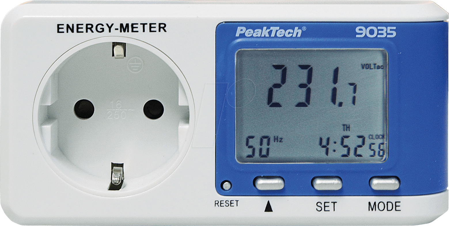 PEAKTECH 9035 - Energiekostenmessgerät, digital