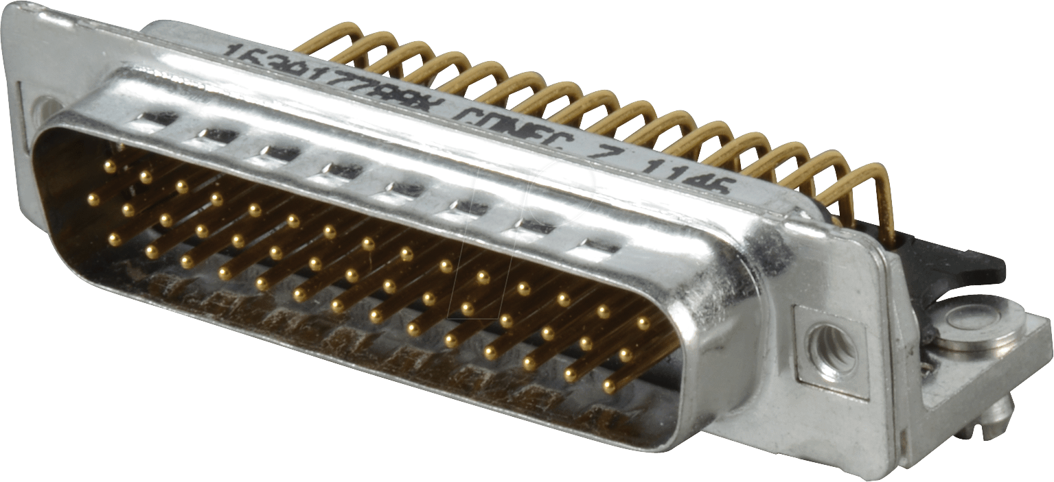 HD 44MW PGK - D-SUB-Stecker, High Density, 44-polig,Print,gew.