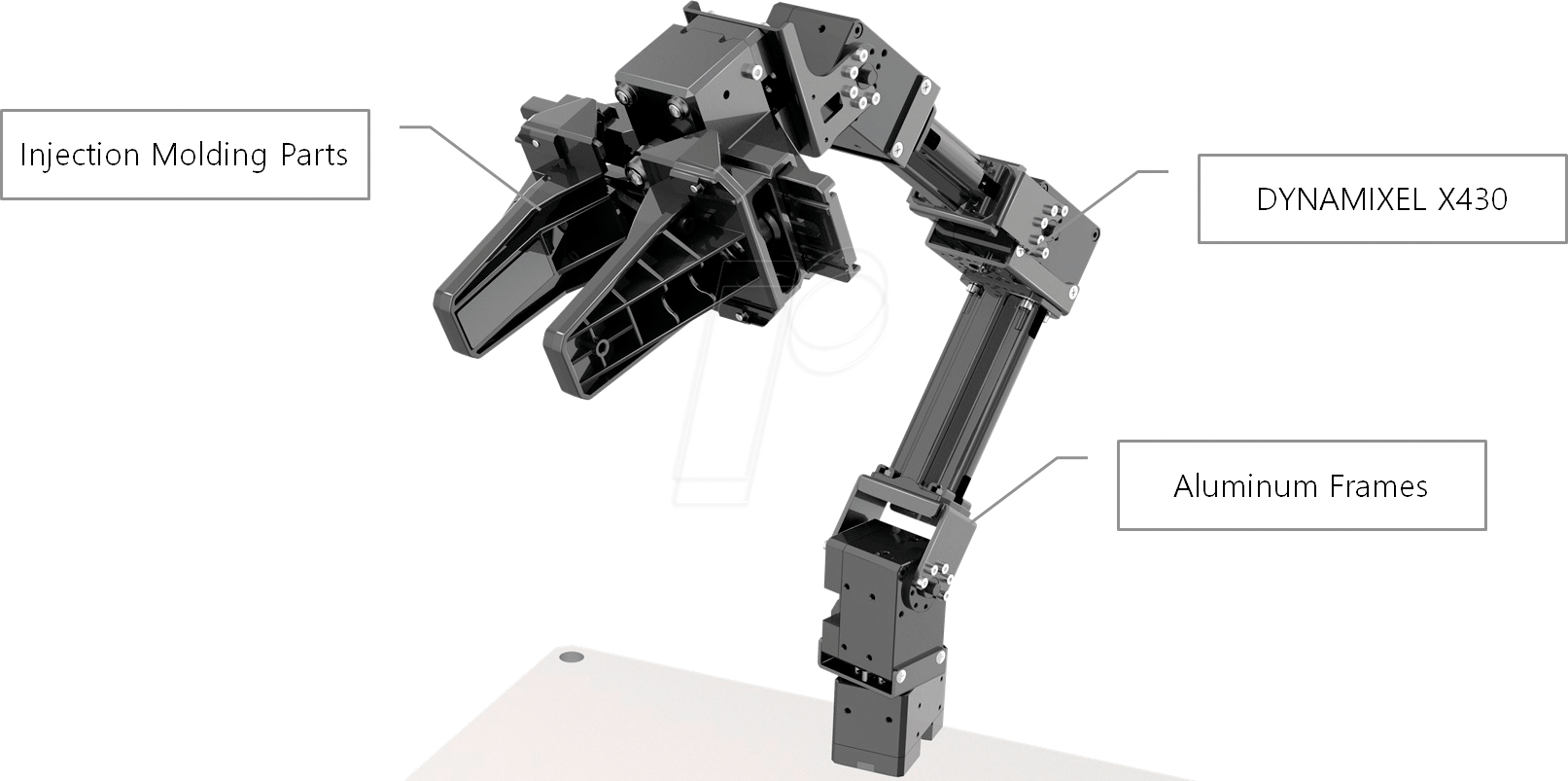 RM-X52-TNM - OpenManipulator, RM-X52-TNM, 500g Nutzlast