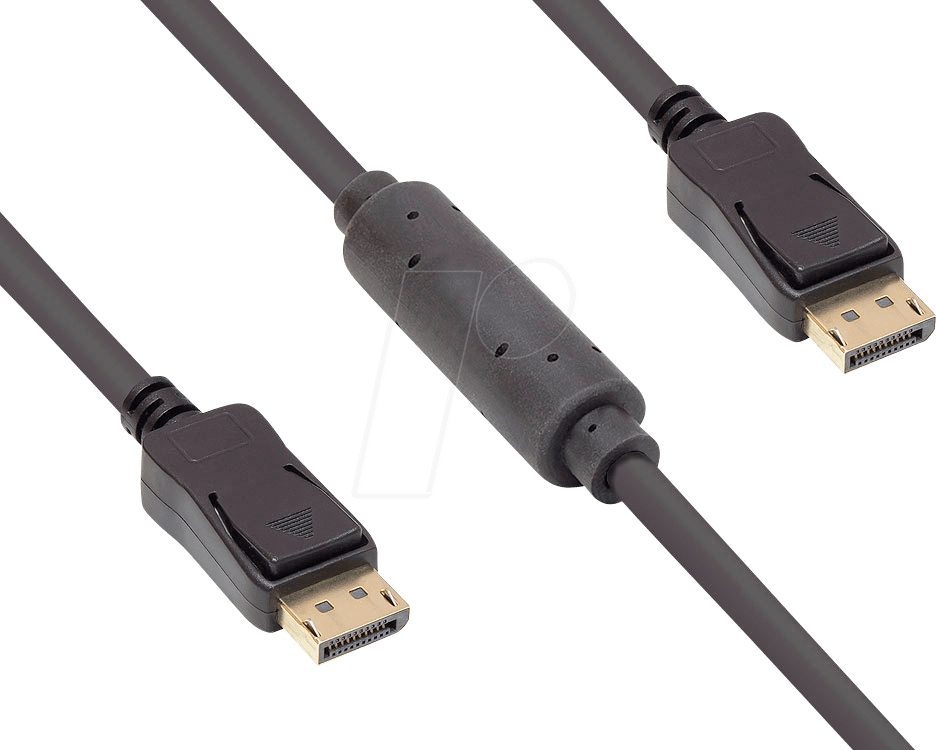 GC 4810-150G - DisplayPort Kabel AKTIV, DisplayPort 1.2 Stecker, 15 m schwarz