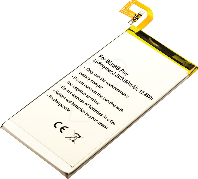 AKKU 30887 - Smartphone-Akku für BlackBerry-Geräte, Li-Po, 3360 mAh
