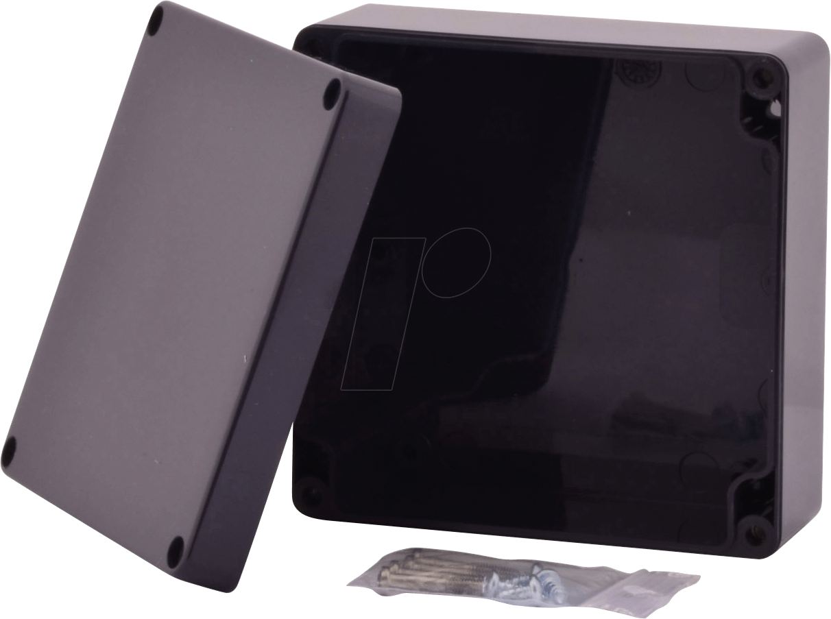 ELBE 12212055 SW - Industriegehäuse Elbe, 122 x 120 x 55 mm