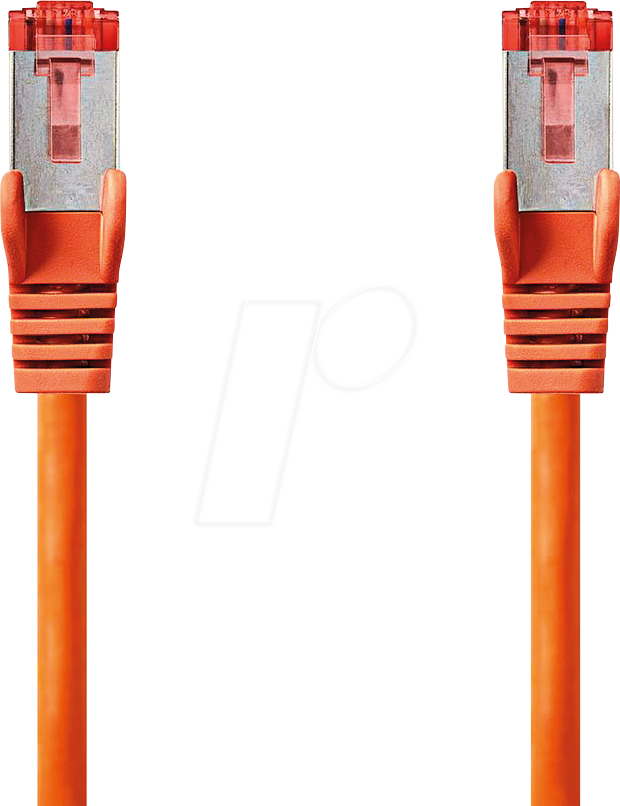 N CCGL85221OG100 - Patchkabel, Cat.6, S/FTP, 10 m, orange