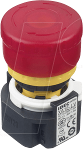 ID XA1ELV313Q4R - Not-Aus-Schalter XA, 29 mm, 3 NC, 1 NO