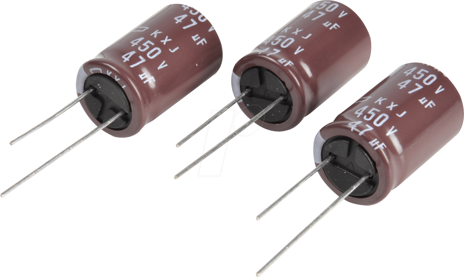 RAD KXJ 10/400 - Elko radial, 10 µF, 400 V, 105°, 10x16 mm, Rm 5,0 mm