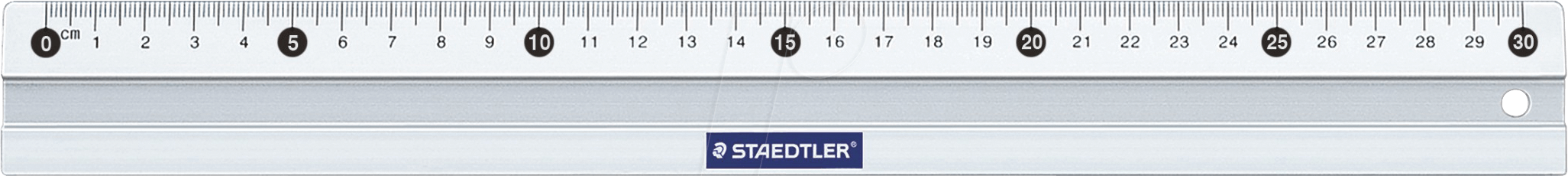 STAEDTLER 56330 - Aluminium-Lineal, 30 cm