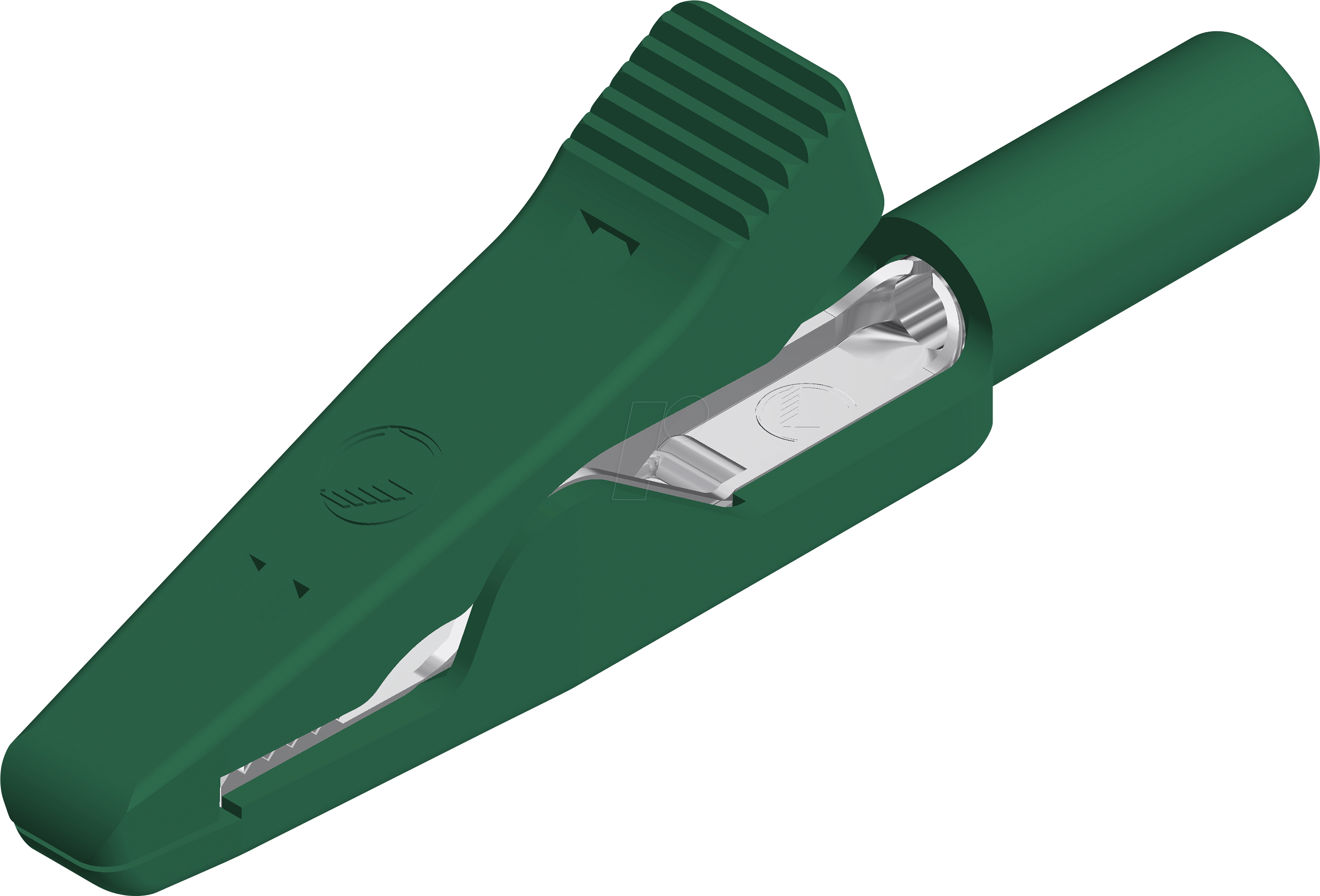 MA 2 VA GN - Miniatur-Abgreifklemme, 2mm, Edelstahl, grün