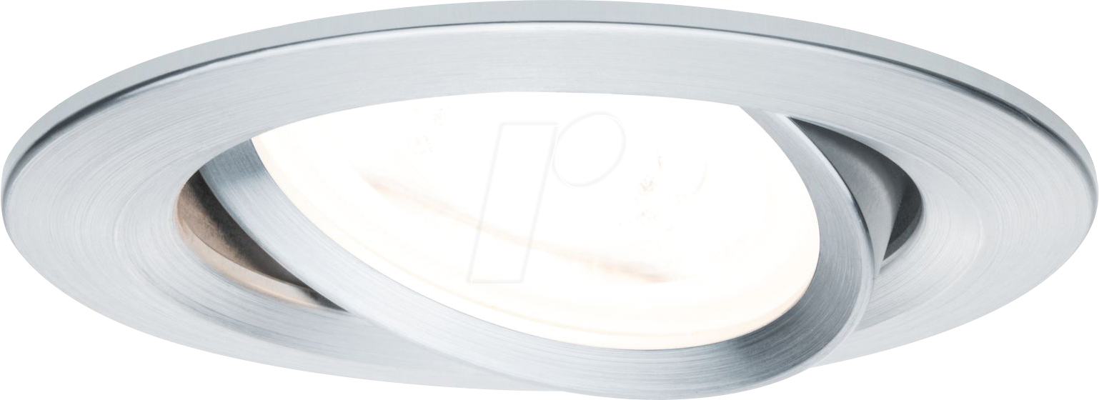 PLM 93640 - Einbaurahmen Nova, GU10, max 35 W, 50°, rund, dimmbar, alu