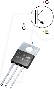 Thumbnail - IGP20N65F5 - IGBT-Transistor, N-CH, 650V, 42A, 125W, TO-220