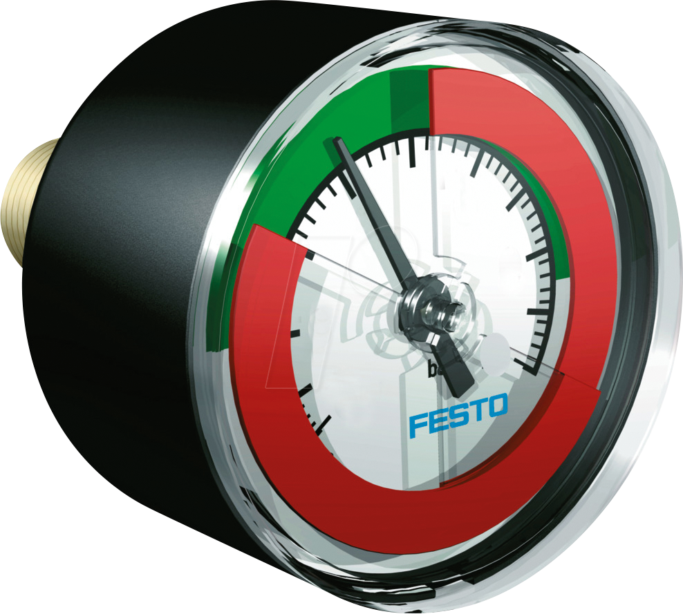 FESTO 526781 - Manometer, 0 - 10 bar, 50 mm, R1/4