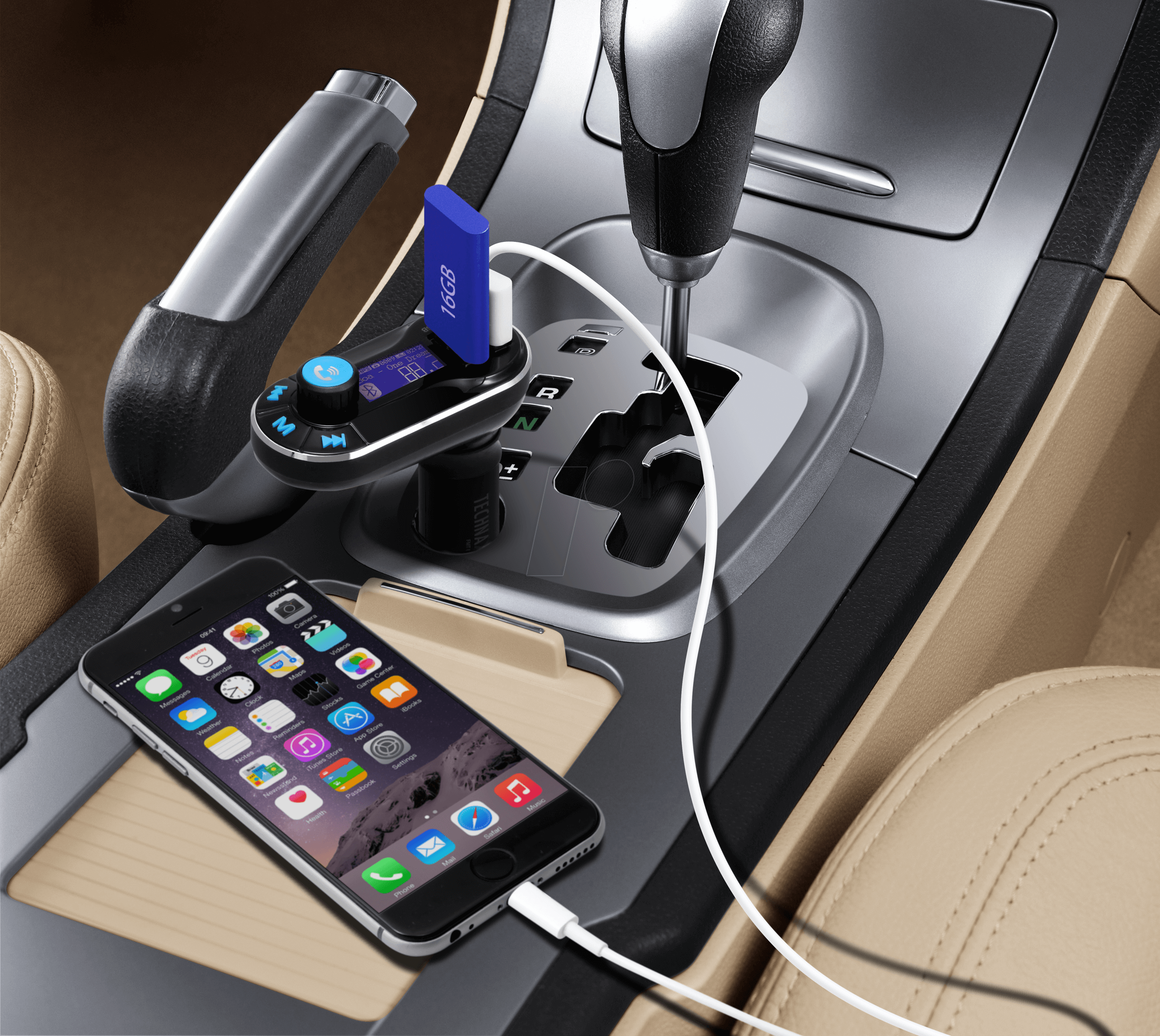 Thumbnail - TECHNAXX 4539 - Bluetooth FM-Transmitter