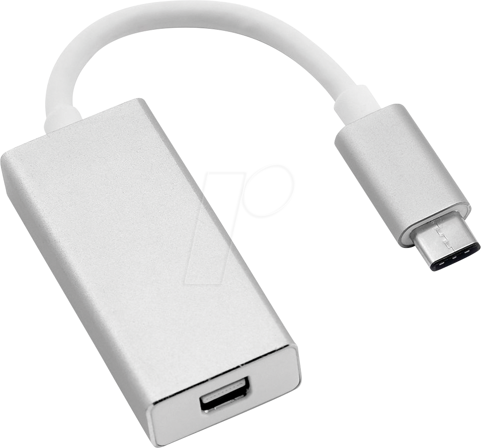 ROLINE 12033225 - Adapter USB-C > Mini-DP 1.2 St./Bu., 0,1 m