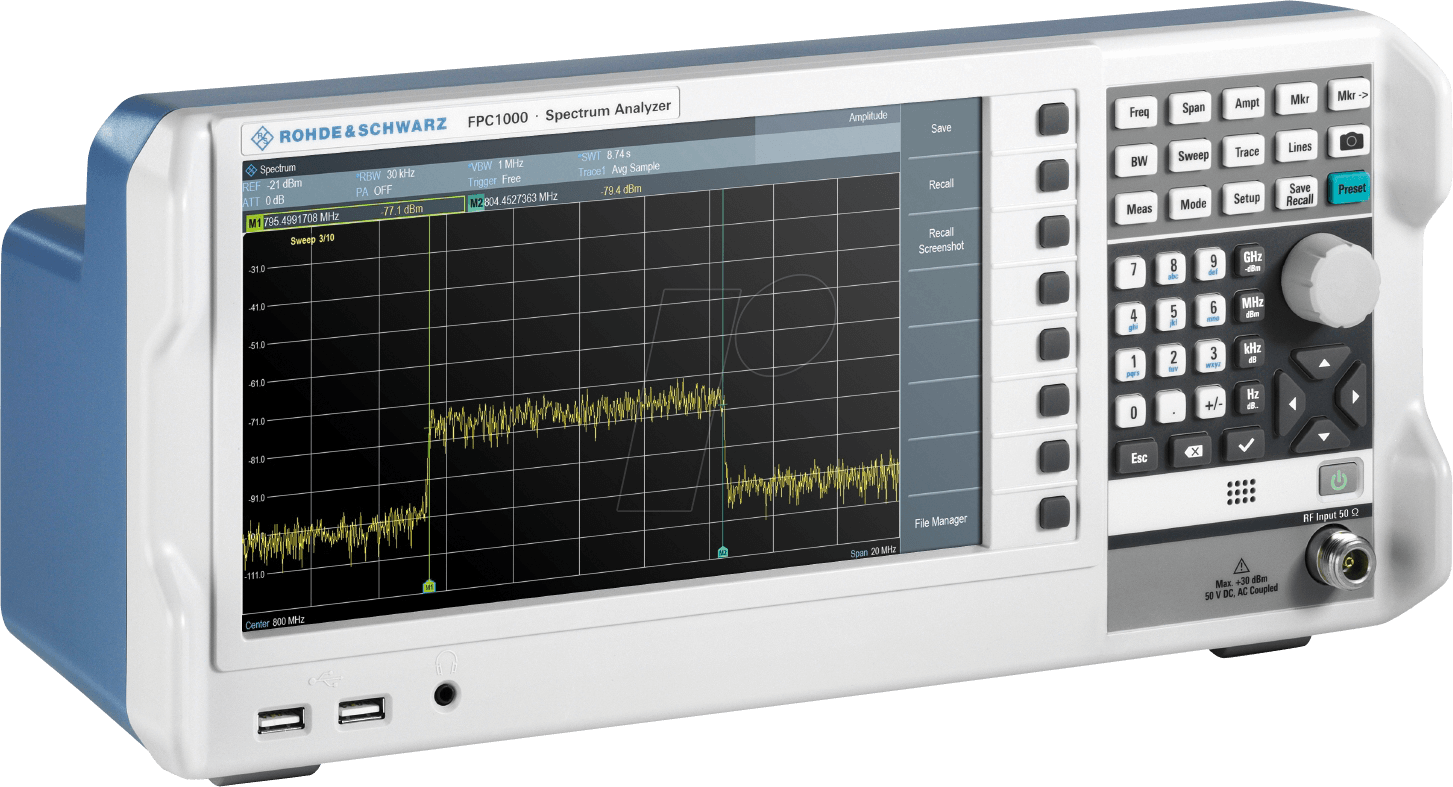 FPC P1 - Spektrumanalysator FPC 1000, 5 kHz bis 1000 MHz