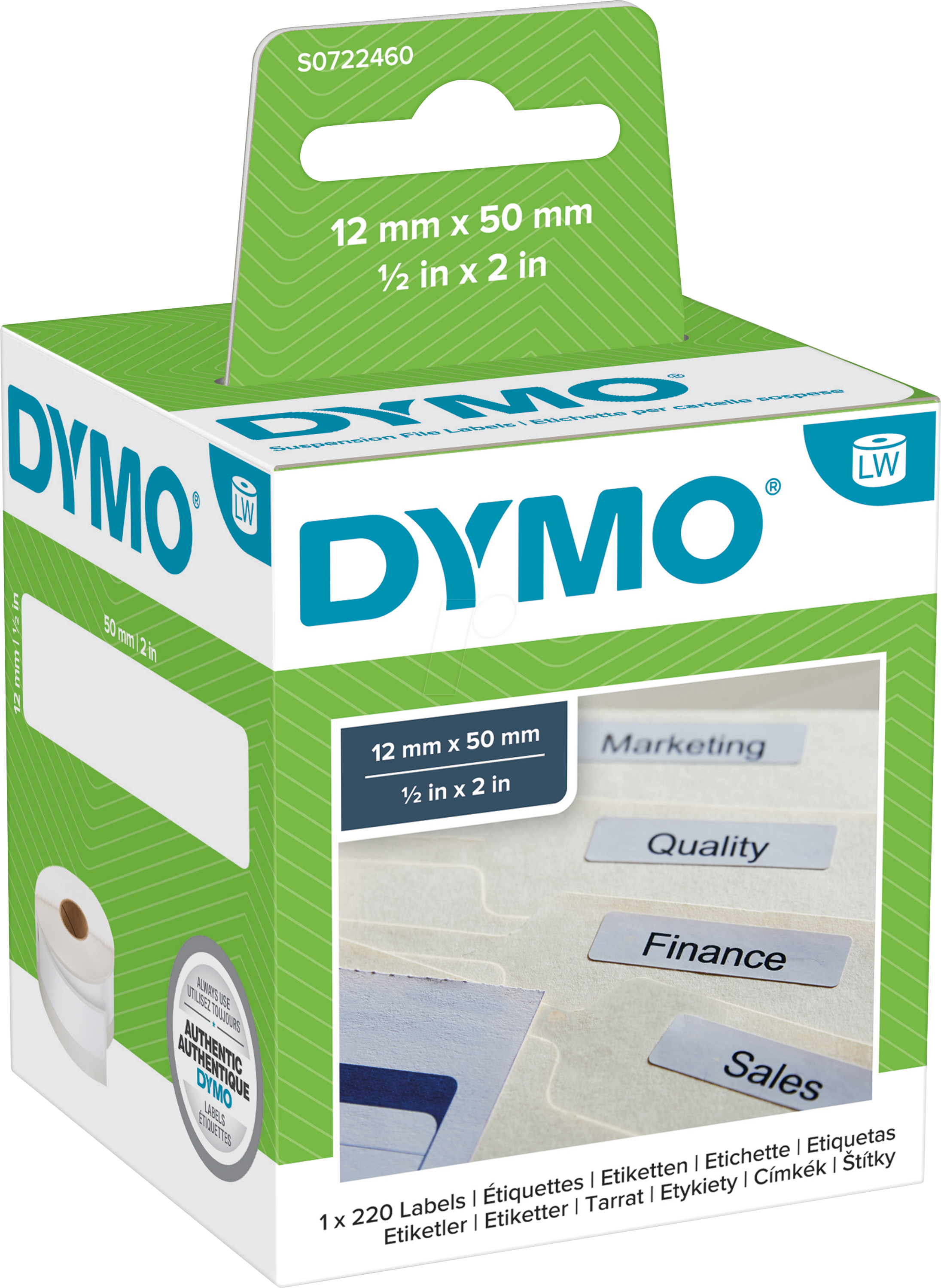DYMO LW 99017 - DYMO Etiketten für LabelWriter, 12x50mm