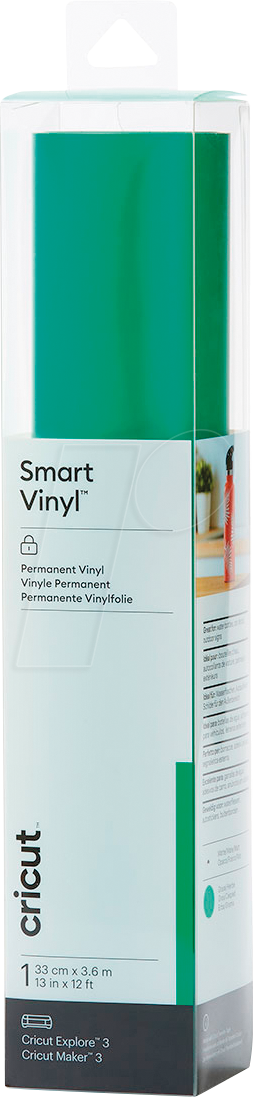 CRICUT 2008656 - Vinylfolie, Permanent, 330 mm x 3660 mm, grün