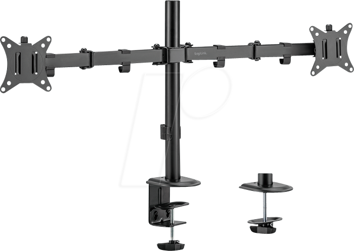 LOGILINK BP0172 - Monitor Halter, 2 Displays, 17'' - 32'', 376 mm, Tischmontage