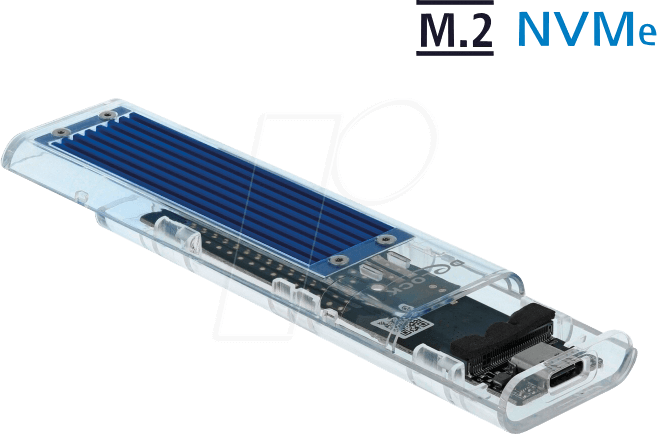 DELOCK 42620 - Externes Gehäuse für M.2 NVMe PCIe SSD, USB 3.1