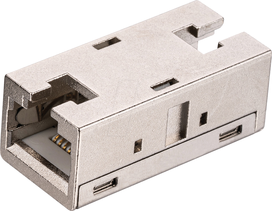 Thumbnail - ROLINE 21173097 - RJ45 Kupplung, geschirmt, Cat.6a, Metallgehäuse