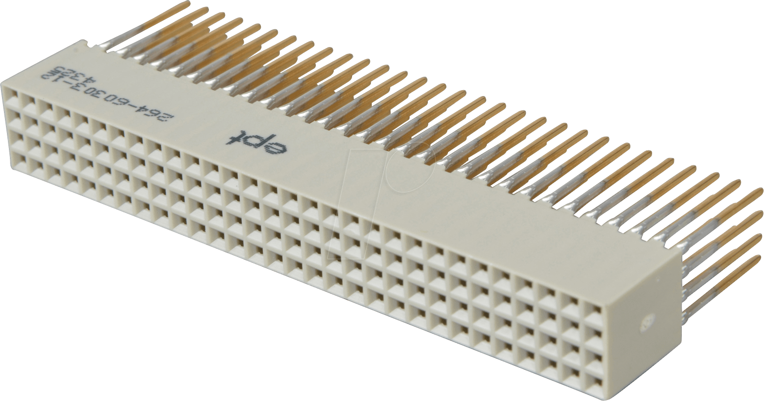 PC104P 120E-12 - PC104+ BUS Federleiste 120-pol, Einpresstechnik 12mm