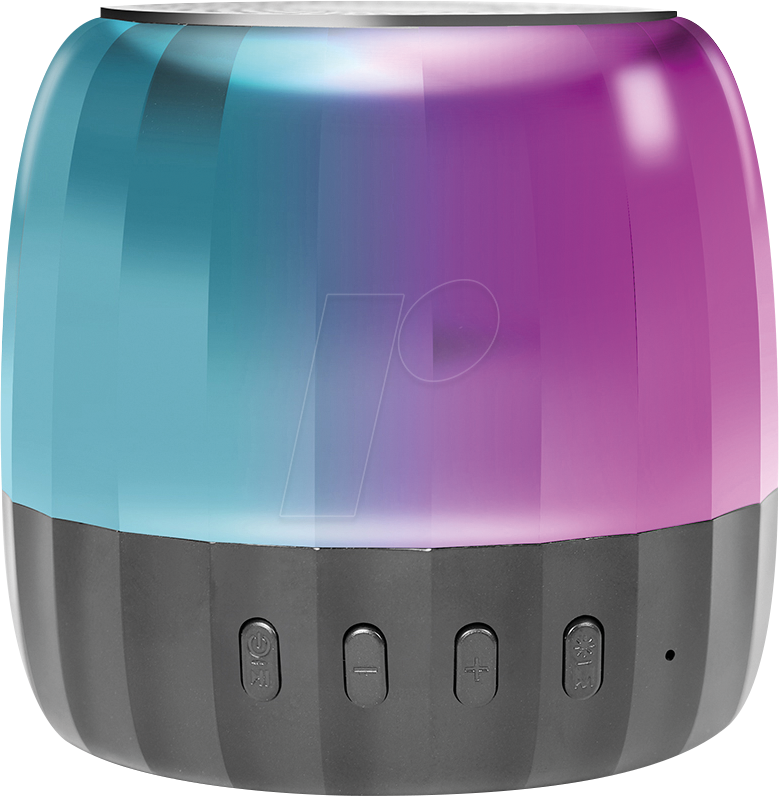 LOGILINK SP0064 - Lautsprecher, Bluetooth, RGB, schwarz