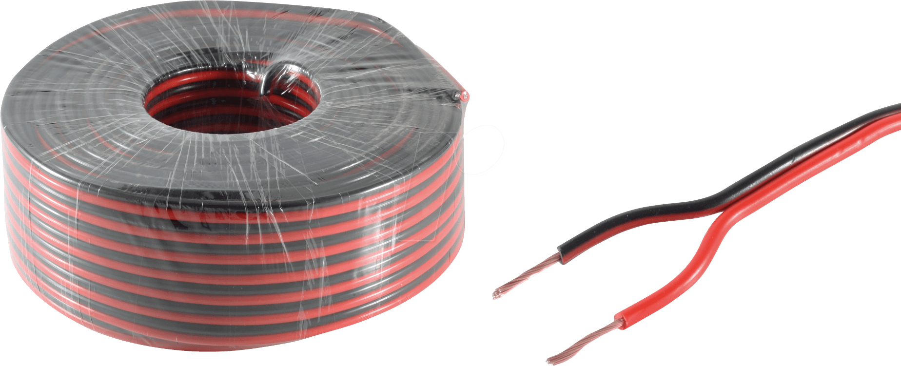 SHVP BS06-15075 - Lautsprecherkabel 0,75mm² CCA rt/sw 10m