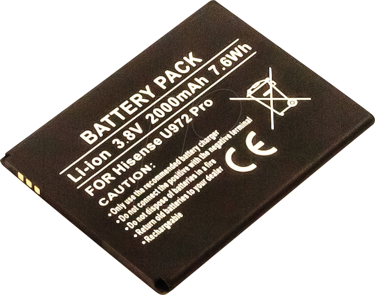 AKKU 13335 - Smartphone-Akku für Hisense-Geräte, Li-Ion, 2000 mAh