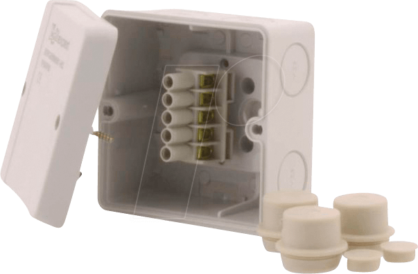 HNS 989861-H02 - Abzweigdose mit Klemme, 98 x 98 x 61 mm