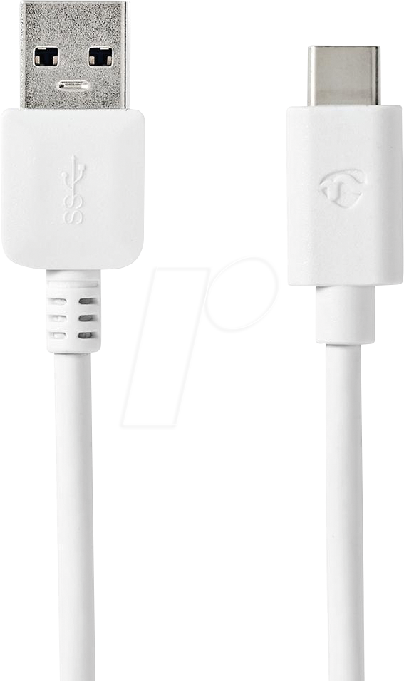 Thumbnail - N CCGW61600WT20 - USB 5 Gb/s Kabel, A-Stecker > C-Stecker, 2m, Weiß