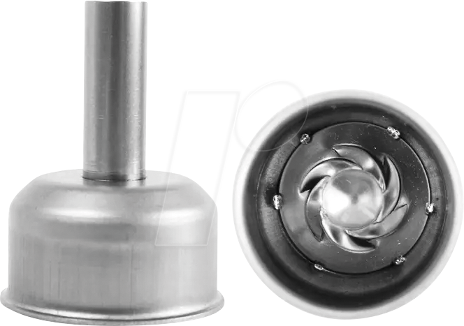 ATTEN B-2610 - Heißluftdüse, gerade, Ø 10 mm, spiralförmiger Luftstrom, ST-862D