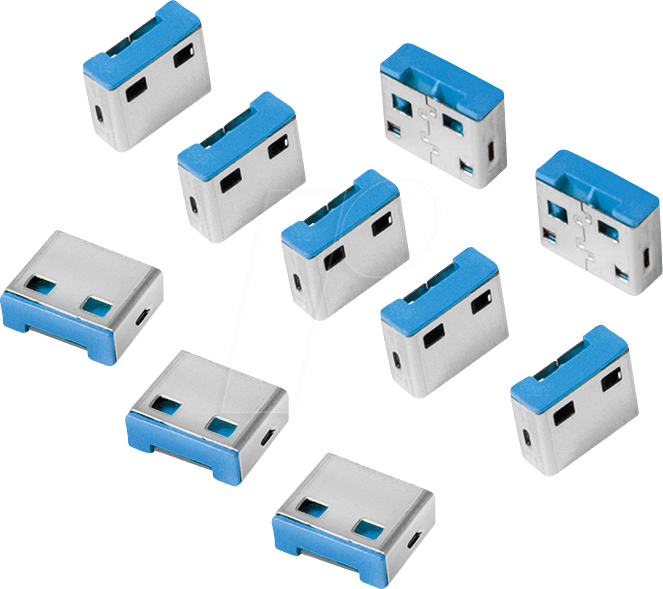 LOGILINK AU0046 - USB-A-Port Schloss (10x Schlösser)