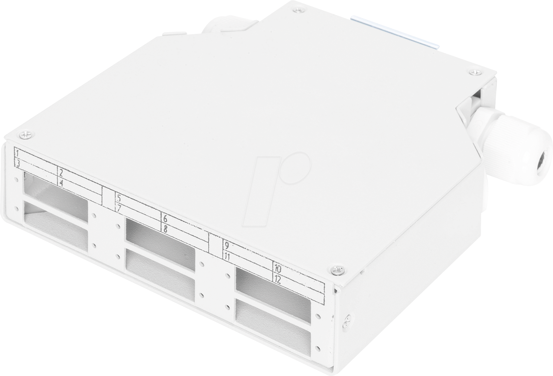 DIGI DN-96890 - Hutschienenadapter für 6x SC/DX Kupplungen, grau