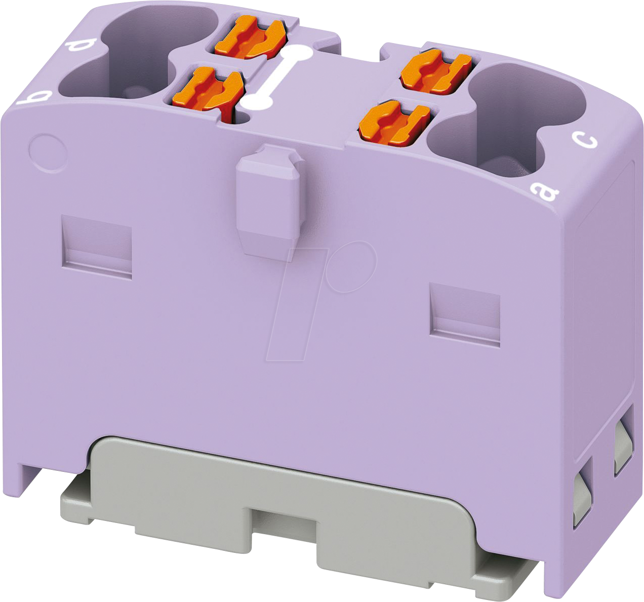 PHOE 1046617 - Verteilerblock PTFIX, 4x1,5, violett