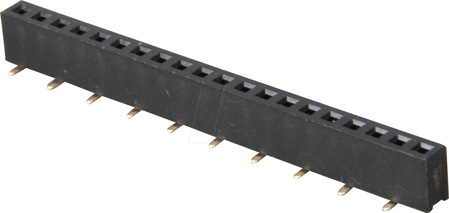 BL 1X20G SMD2,00 - 20pol. SMD-Buchsenleiste, gerade, RM 2,00