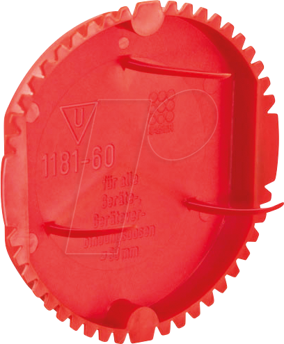 KAISER 1181-60 - Unterputz Signaldeckel, für Einbauöffnung Ø 60 mm