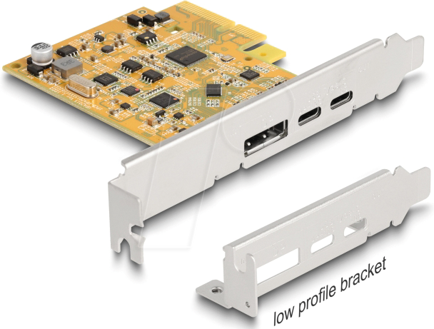 DELOCK 90161 - PCIe x4 > 2x extern USB 3.1 Type C, Videoausgabe