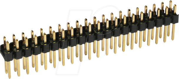 Thumbnail - ECON SL80G2 - Stiftleiste 2 x 40 polig gerade Rastermaß 2,54 mm