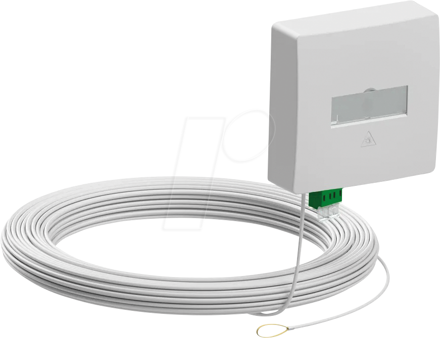 DCE GFTA422V0200 - FTTH Anschlussdose, 1x LC Duplex, vorkonfektioniert, 20 m