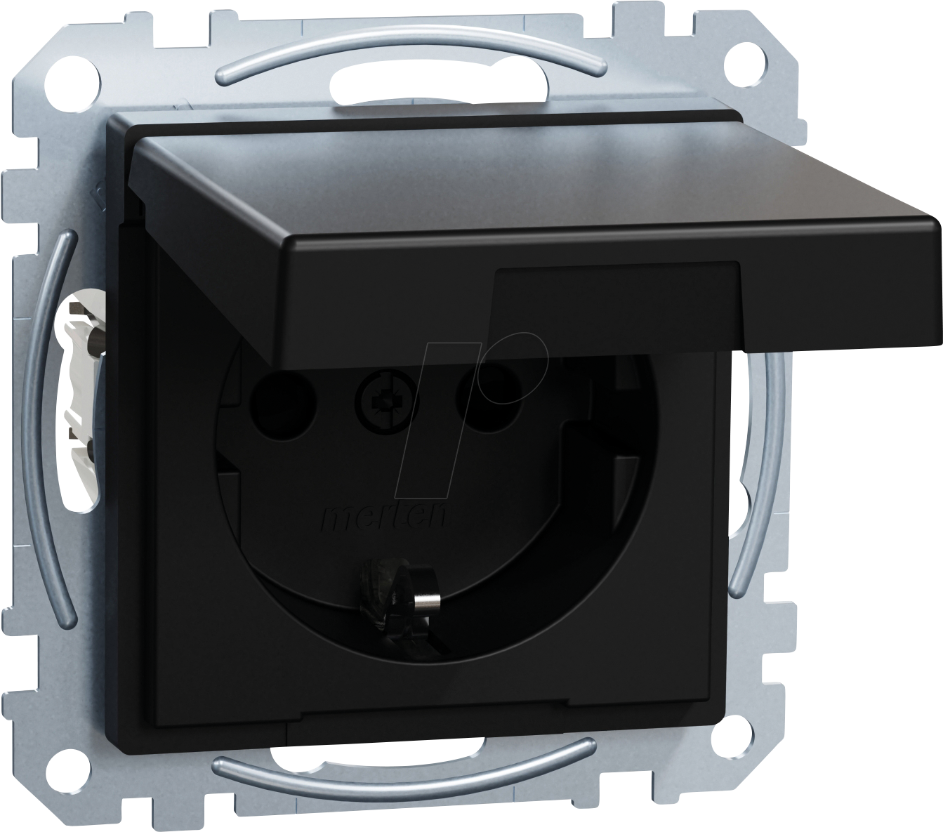 ME MEG2310-0403 - System M Schutzkontakt-Steckdose - Typ F Recyceld Plastic schwar