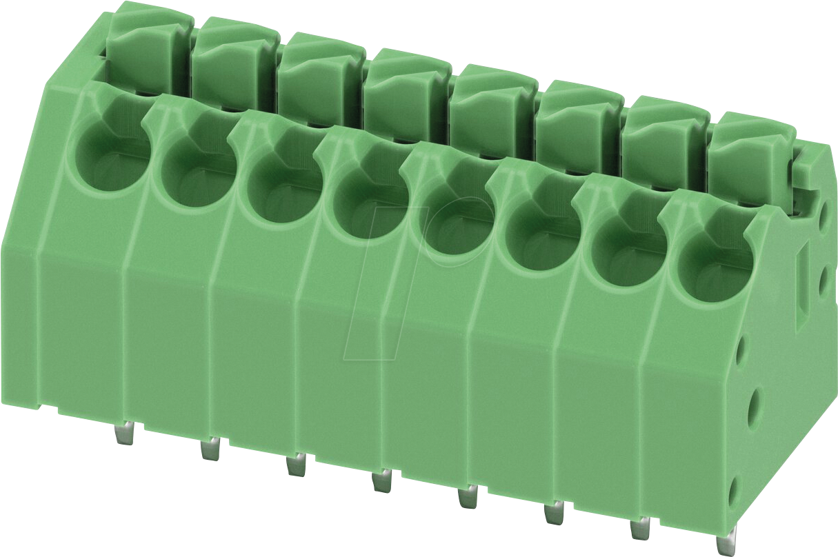 PTSA 1,5 8 3,5F - Leiterplattenklemmenblock, 8 polig, RM: 3,5 mm, 0,2 - 1,5 mm²