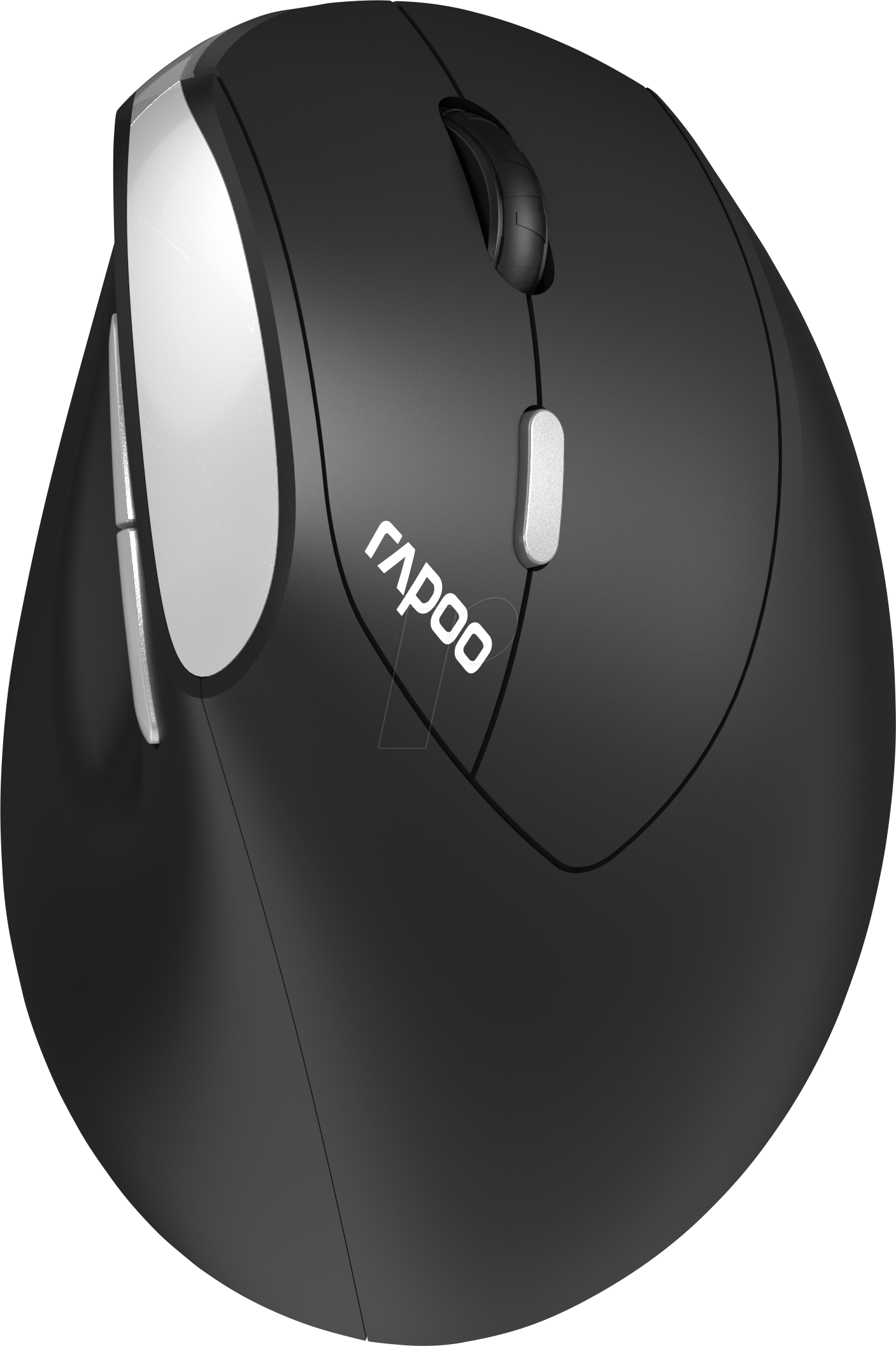 RAPOO EV250 SW - Maus (Mouse), Funk, vertikal, schwarz