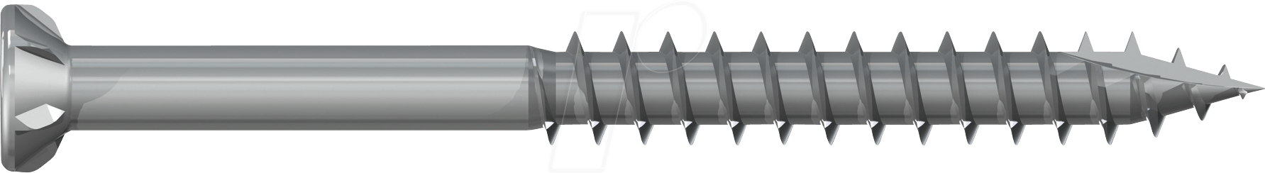 TS-E 5,5X50-200 - TX-Terrassenschrauben, Edelstahl, 5,5 x 50 mm, 200 Stück