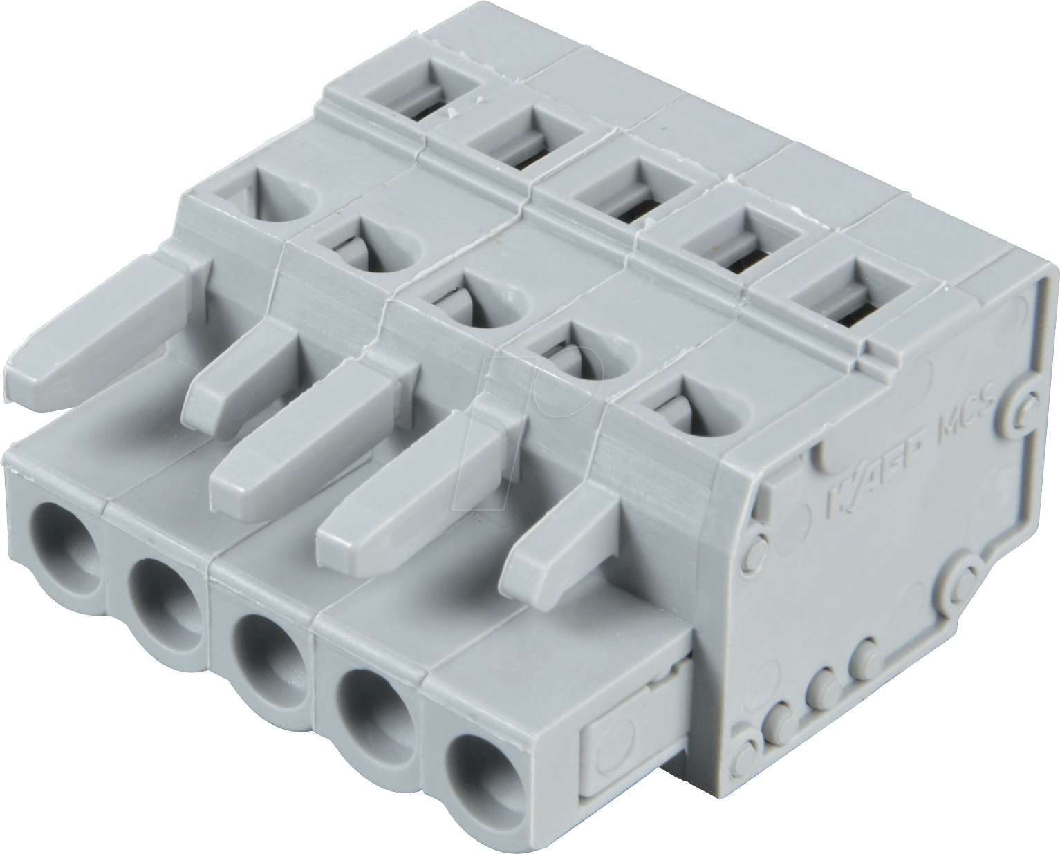 WAGO 231-105 - Federleiste 5-polig, RM 5,0 mm