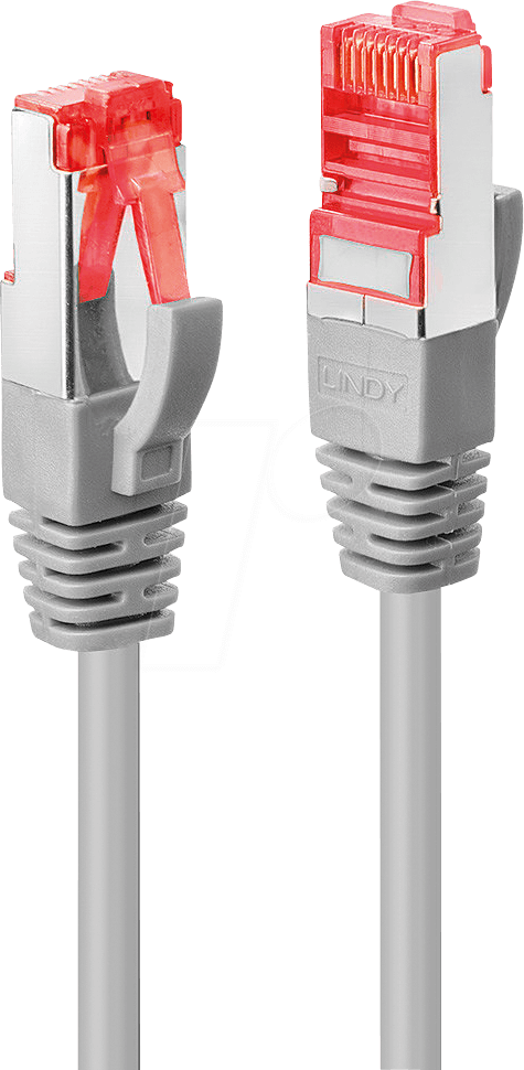 Thumbnail - LINDY 47701 - Patchkabel, S/FTP, Cat.6, 0,5 m, grau