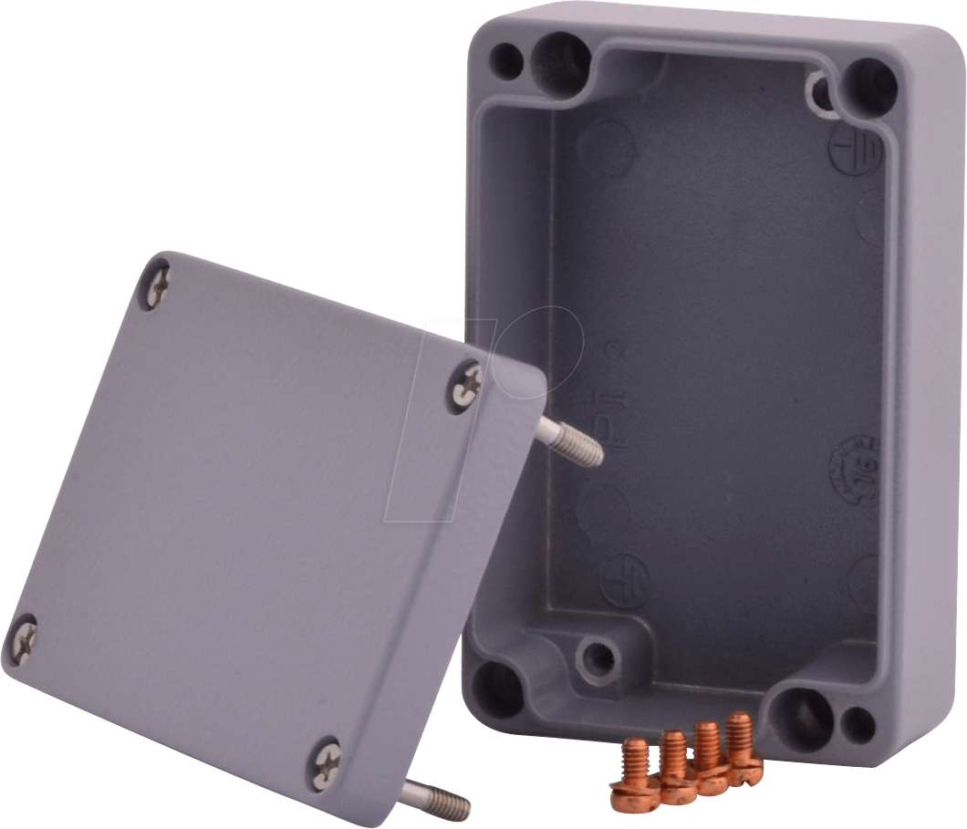 ALTR 986434 GR - Aluminiumgehäuse Alster, 90 x 64 x 34 mm