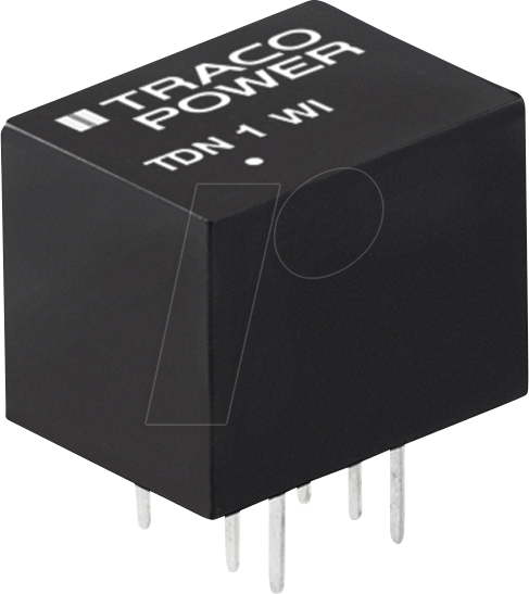 TDN 1-2411WI - DC/DC-Wandler TDN 1WI, 1 W, 5 V, 200 mA, DIL-8