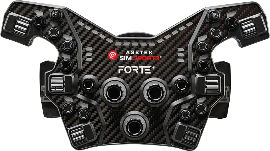 ASE 031-0031006 - Asetek Forte Formula Button Box V2 - schwarz