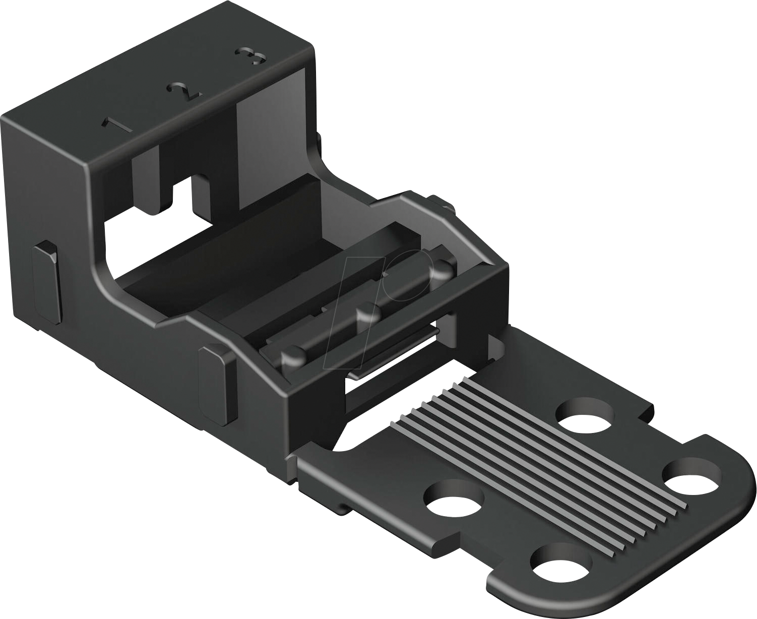 WAGO 221-503-004 - Befestigungsadapter, für 3-Leiter-Klemmen (4 mm²)