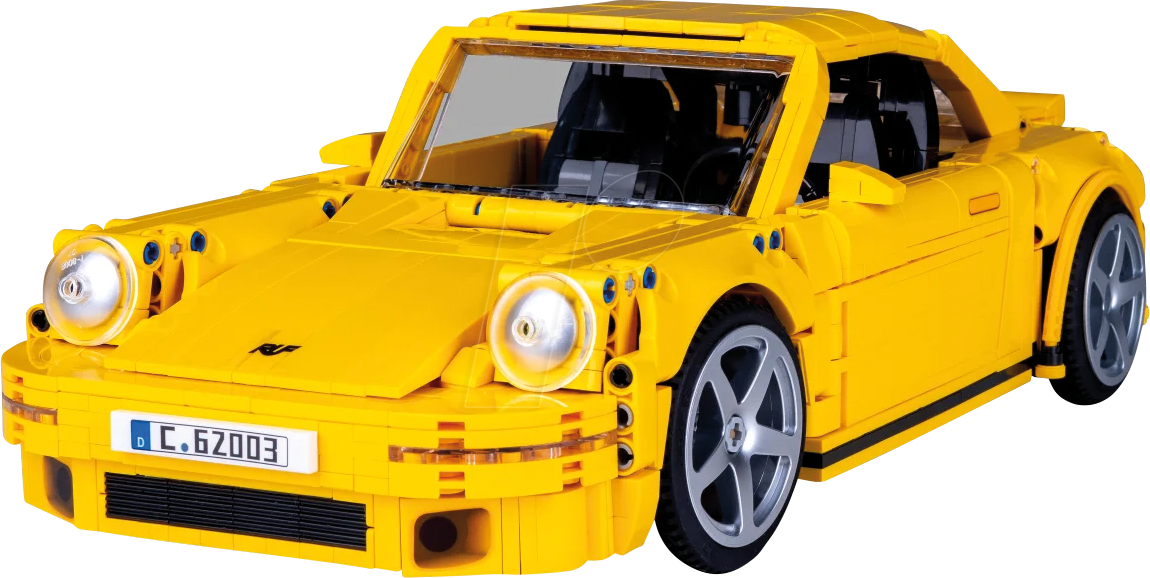 CADA 402854 - CaDA RUF CTR 2017 Yellowbird 1:12 gelb Bricks