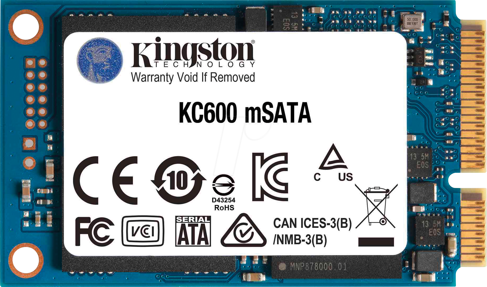 SKC600MS/512G - Kingston SSD KC600 512GB, mSATA